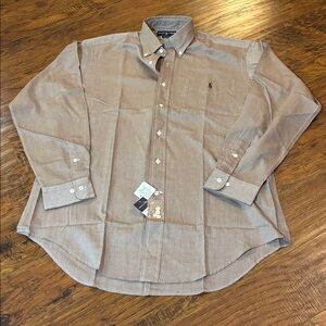 Ralph Lauren Oxford Dress Shirt, Yarmouth 100% Cotton, Size 15 1/2  34/35 NWTS